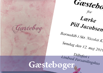 Gæstebøger med navn